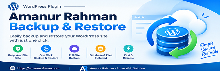 Amanur Rahman Backup and Restore